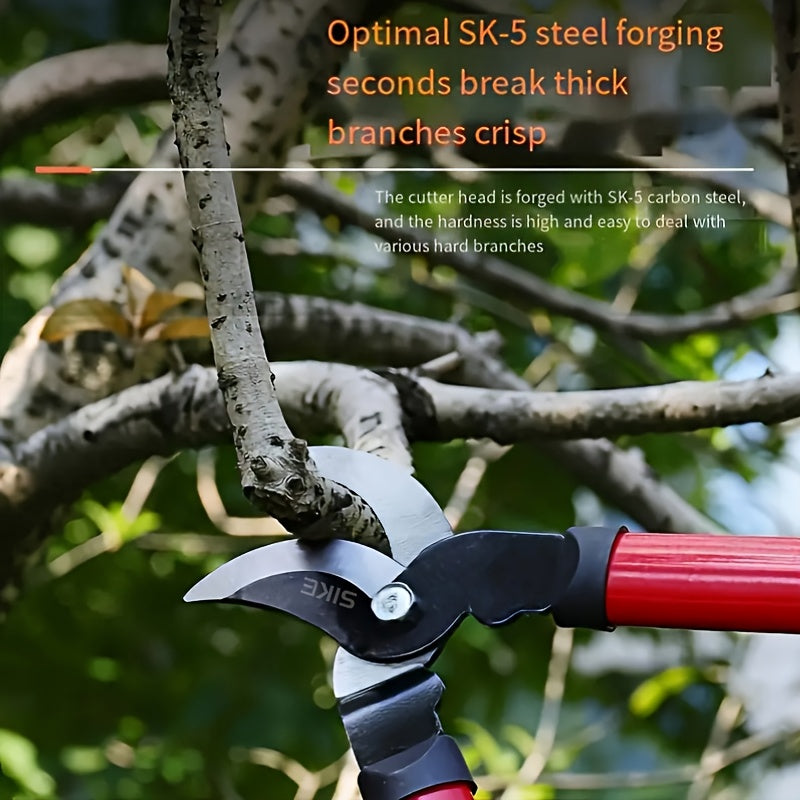 Long-Handle Bypass Loppers in Red or Green with Black Foam Grips and H or L Checkout Options — image 11