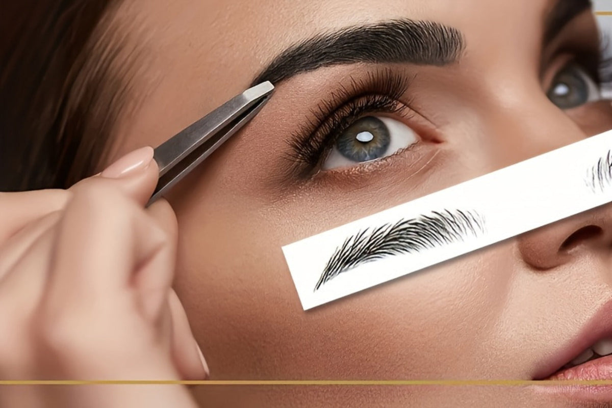 6D Eyebrow Tattoo Stickers Waterproof 8 Pcs for Women Girls, for Temporary Body Art, Festivals and Costumes — image 17