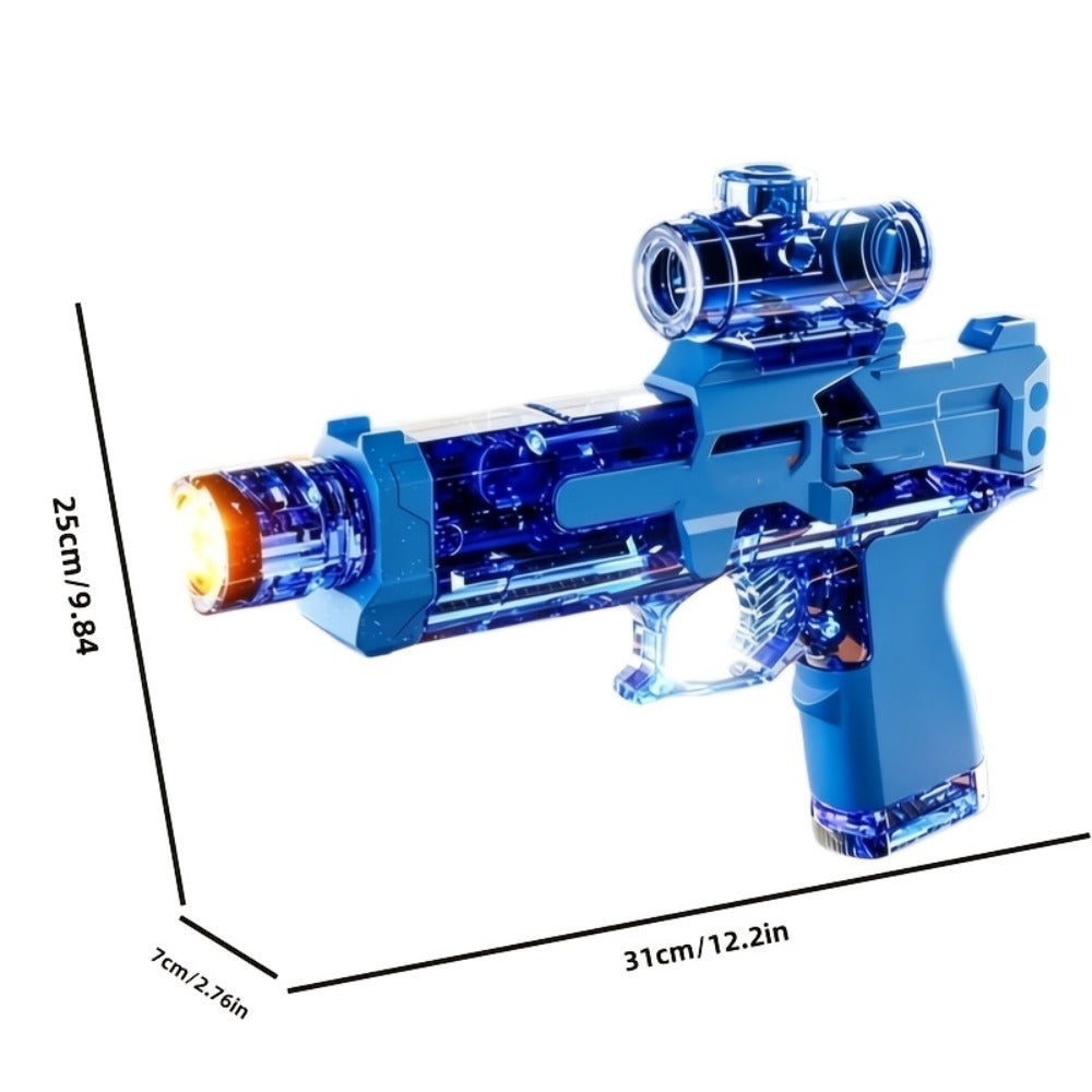 Two-Piece Electric Water Blaster Set with Lighted Sights, Rechargeable Batteries and Three Pairings — image 2