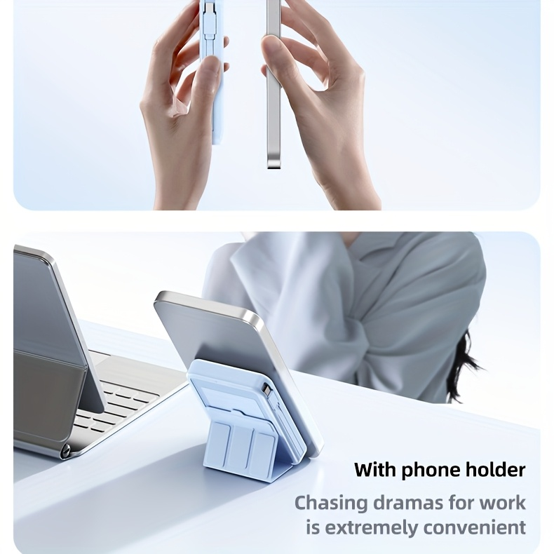 10000mAh Mobile Power, 22.W Magnetic Charging Treasure, Comes with Convenient Dual Cable, with LED Power Display — image 19