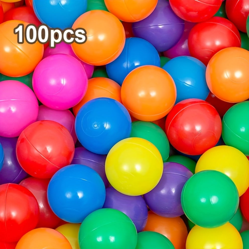 Colorful Plastic Ball Pit Balls for Kids, 100 or 200pcs Vibrant Mixed Color Balls for Ball Pools — image 5