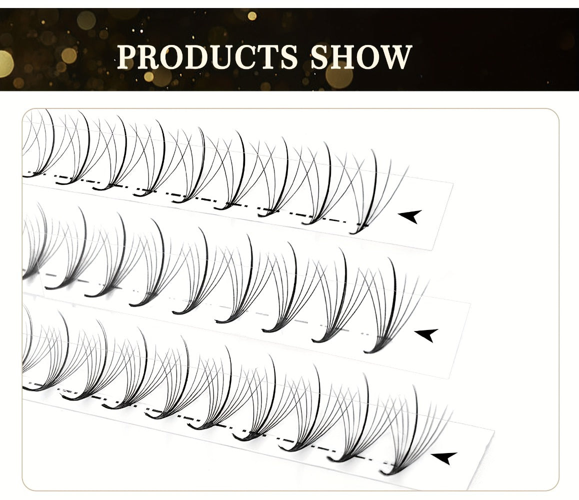 120-Fan Tray Premade Volume Lash Extensions 5D 7D 9D Wispy Faux Mink Eyelash Extensions C D Curl Mix 8-15mm — image 17