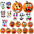 No-Carve Pumpkin Face Sticker Kit with 18 Sheets, 12 Pictured Designs and Up to 40 Face Layouts — image 8