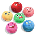 Dog Toy 6-Pack Multicolor Soft Stuffed Plush Balls with Built-In Squeakers for Puppies and Small Dogs — image 1