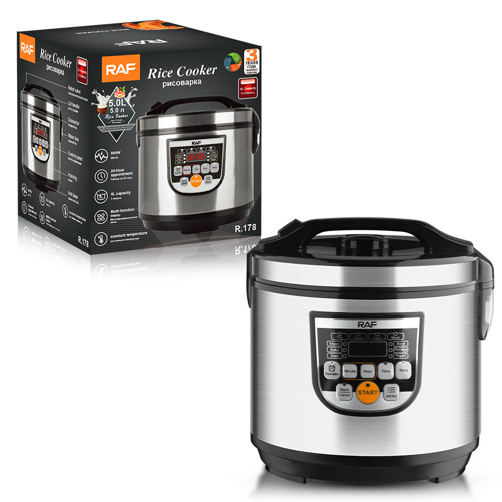 5L Multifunctional Large Capacity English Smart Rice Cooker