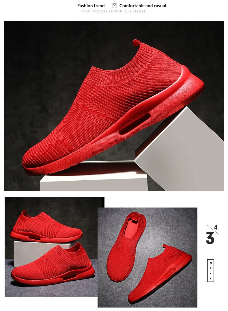 Mens Breathable Mesh Sneakers Trendy And Lightweight