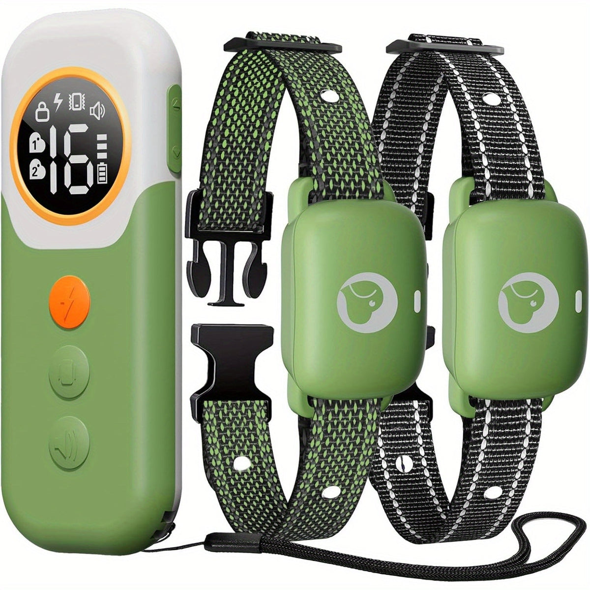 Dog Training Collar Remote Set with 2600-Foot Range, Beep, Vibration and Static Modes for One or Two Receivers — image 3