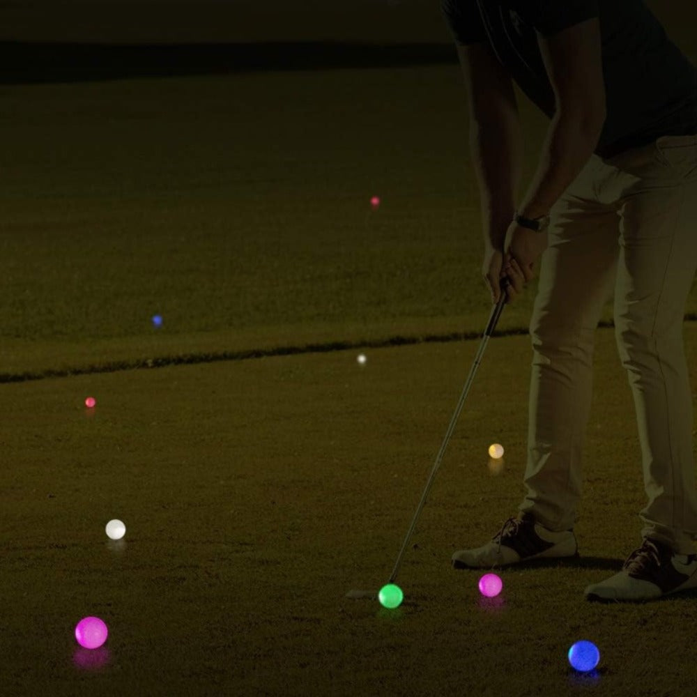 LED Golf Balls Glow in the Dark, Ultra-Bright 3-LED Night Golf Balls with 8-Min Reset Timer & Mesh Bag — image 13