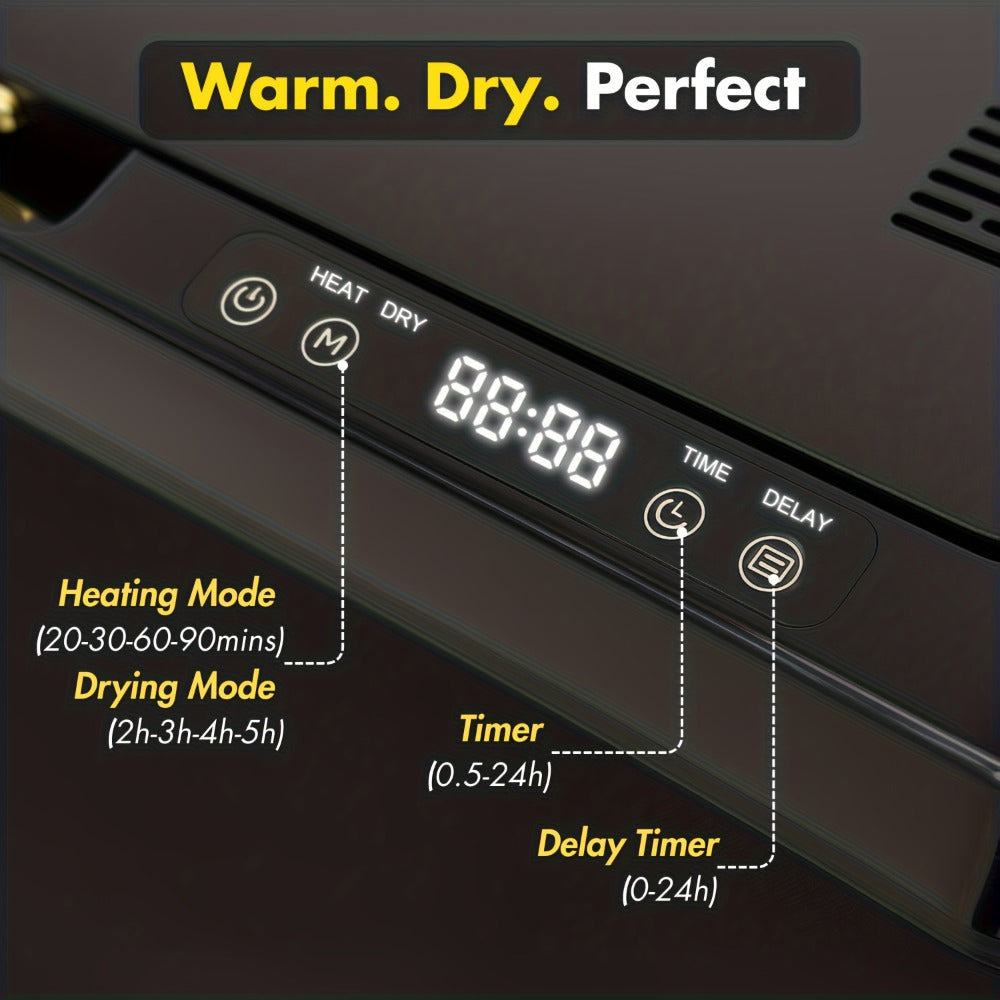 Electric Towel Warmer 35L Large Capacity Foldable Blanket Warmer with Timer & Drying Mode, Fast Heating — image 7