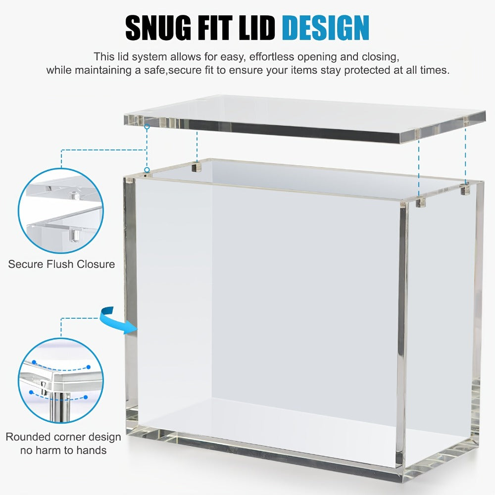 Pokemon Acrylic Display Case with UV Protection, 6MM Thick Crystal Clear Case for Booster Box & Elite Trainer Box — image 9