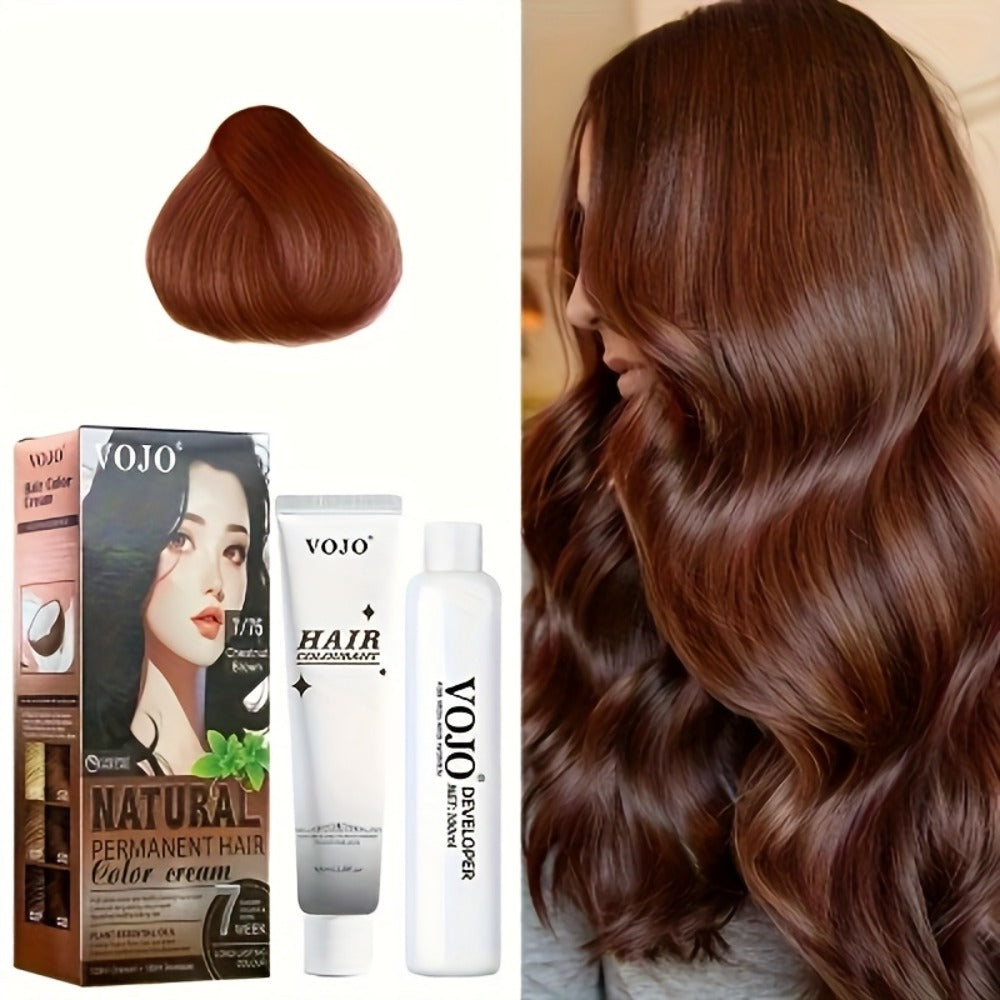 Permanent Hair Dye Kit 12 Vibrant Colors with Developer & Applicator Tools Bleach Blonde Ash for Bath Time, Home Spa and Pers