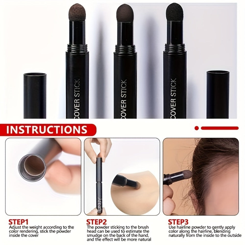 Hairline Powder Stick Set 4pcs, Hair Shadow for Thinning Hair & Receding Hairline, Bald Spot Concealer — image 2
