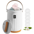 Digital Towel Warmer Bucket 20L Large Capacity Smart Display 4 Timer Modes Auto Shut-Off Fast 5-Min Heating Quiet Lightweight