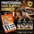 2-Piece Hair Clipper Set with Full-Size Clipper, Detail Trimmer, Guide Combs and USB Charging Accessories — image 33