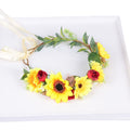 Korean style flower garland headwear sunflower children's performance scenic area decoration headwear hair accessories sunflower - V.I.P Digital Presence