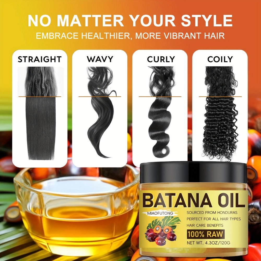 Banana Hair Oil Treatment 100% Raw Honduran Deeply Frizz Control Scalp Nourishment Dry Damaged Hair All Hair Types Women 4.3o