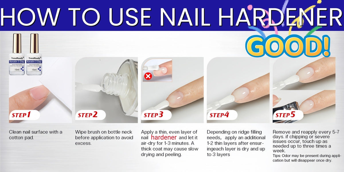 Nail Hardener for Weak Brittle Splitting Nails 2 Pack – Fast Drying White Nail Strengthener with Vitamin E — image 18