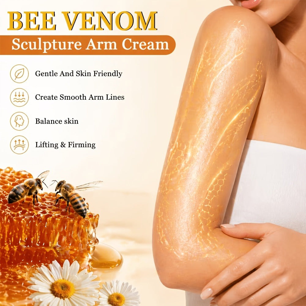 Bee Venom Firming Cream 150g – 3-Day Skin Tightening & Lifting Body Sculpting Lotion for Loose Sagging Arms, Belly, Thighs & 