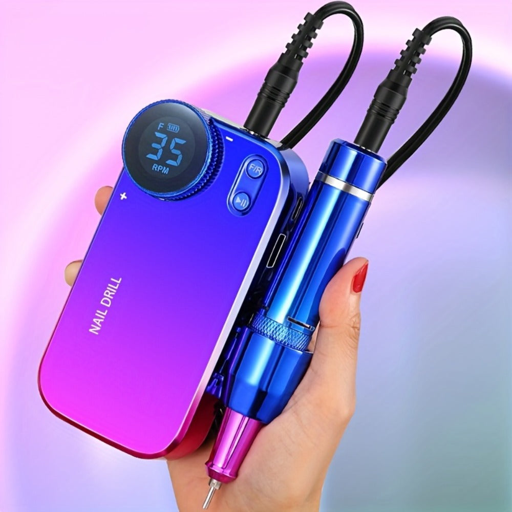 Electric Nail Polisher & Buffer Rechargeable High Power, Professional Manicure Pedicure Machine for Nail — image 12