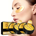 Under Eye Patches 120pcs (2 Boxes) with Hyaluronic Acid, Collagen & Glycerin – Gold Eye Mask for Dark Circles, Puffiness & Fi