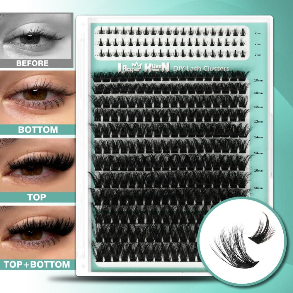 False Eyelash Cluster Kit with Four Package Options from 209 to 1993 Pieces plus Tools and Gift Bags — image 10