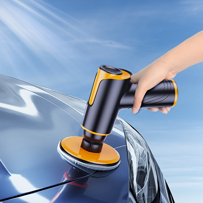 Car Polisher with 100W Cordless Rotary Body, Type-C Charging Port and Rechargeable Battery for Wax Application — image 21