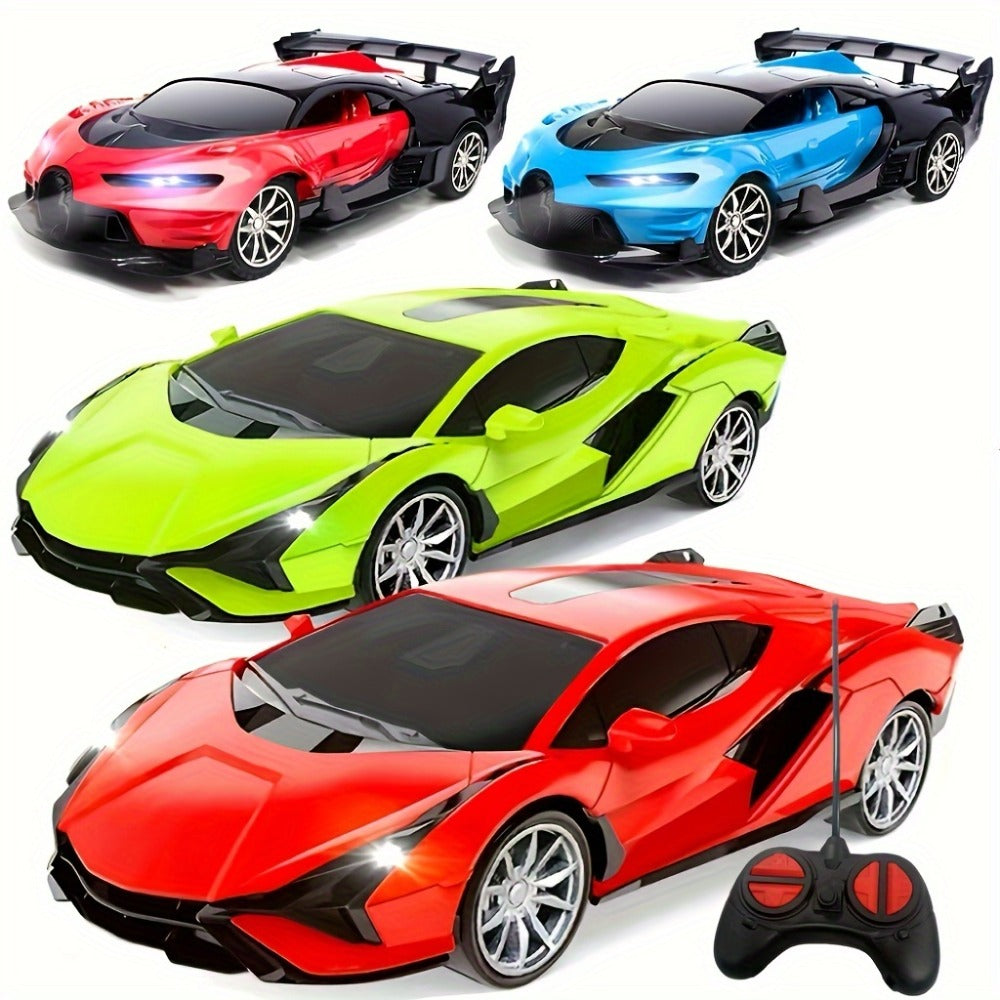 High-Speed Drift RC Car 1:24 Scale with LED Lights 4-Channel Simulation Model Remote Control Car for Kids Boys Girls — image 