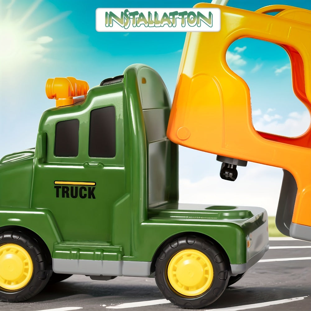 Dinosaur Transport Truck Toy Set with Lights & Sounds with the Listed Color, Size or Set Options for Everyday Use — image 13