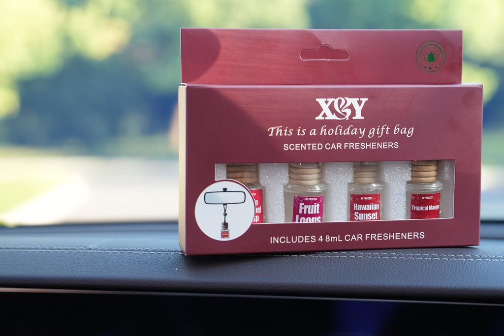 Car Air Freshener X&Y Four-Bottle Hanging Diffuser Gift Set with Eight available Style and Collection Options — image 21