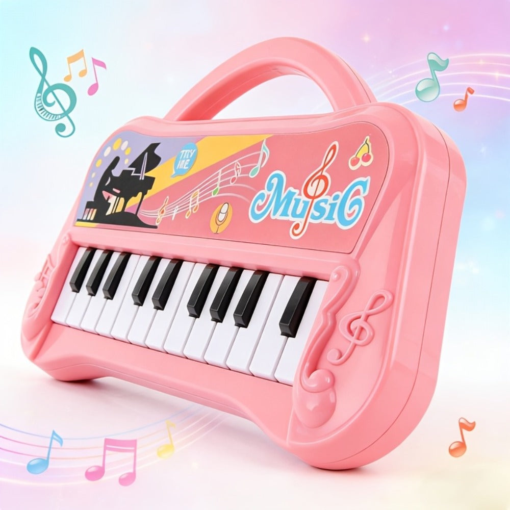 Kids Mini Piano Keyboard 13 Keys, Portable Electronic Music Toy for Toddlers with the Listed Color, Size or Set Options for E