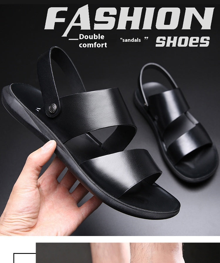 Men's Casual Beach Shoes With Soft Sole And Anti Slip Function
