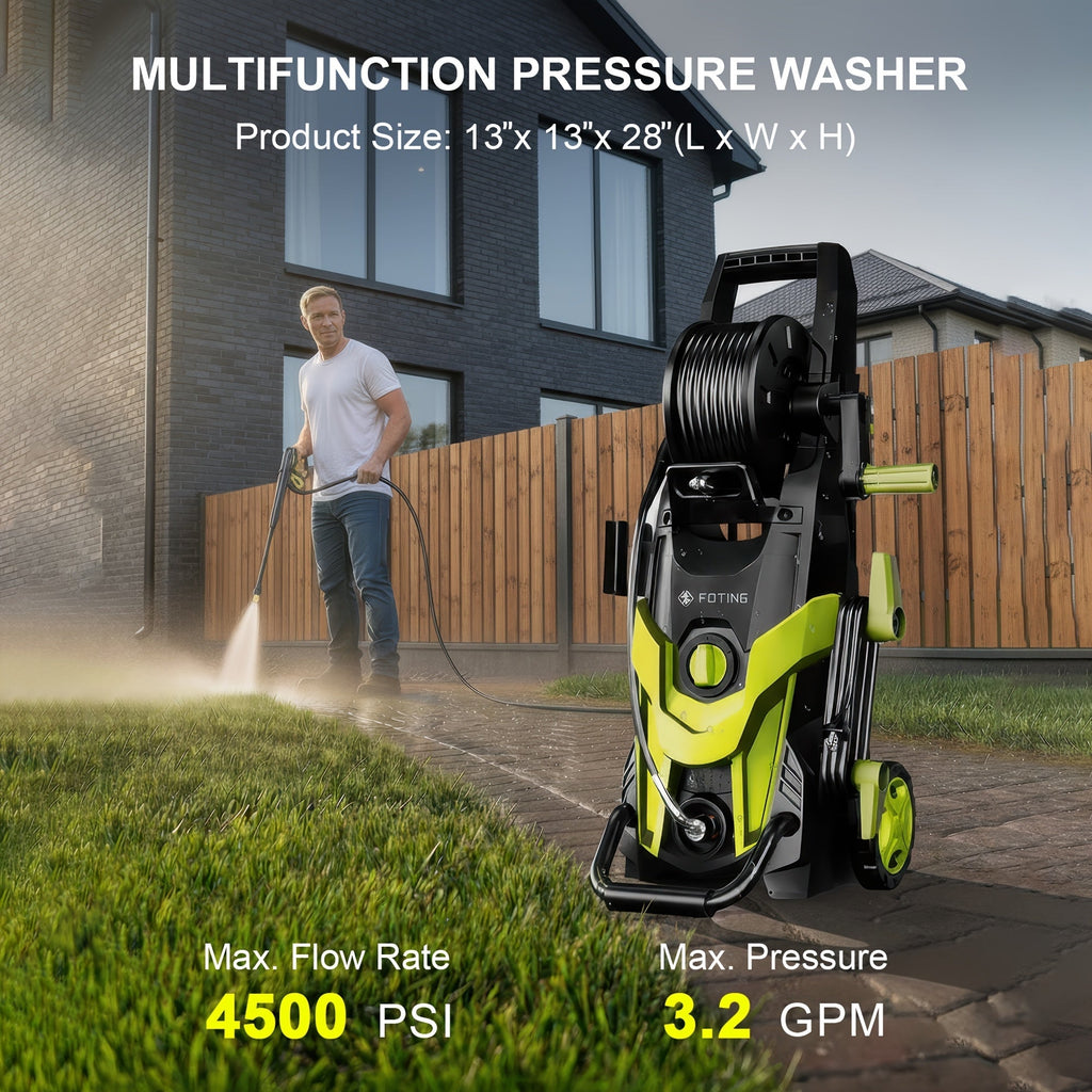 Electric Pressure Washer High PSI for Garden, Patio and Yard Use, with the Listed Configuration — image 2