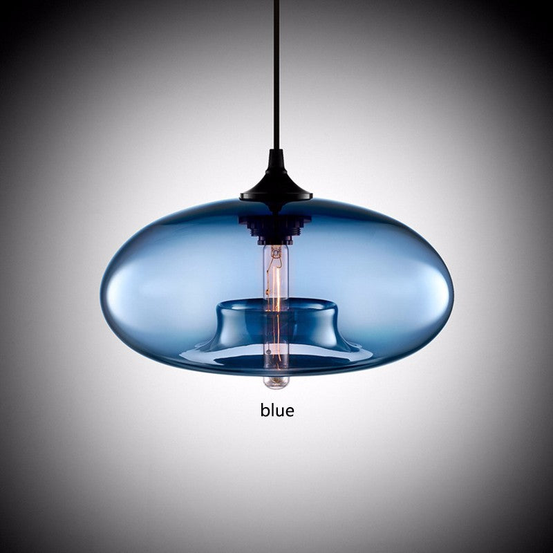 Nordic Modern Loft Pendant Lamp Glass Lustre Industrial Decor Hanging Lights Fixtures
