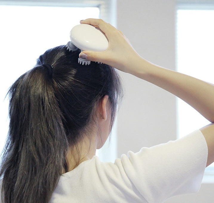 Cross-border New Intelligent Kneading Electric Head Massager