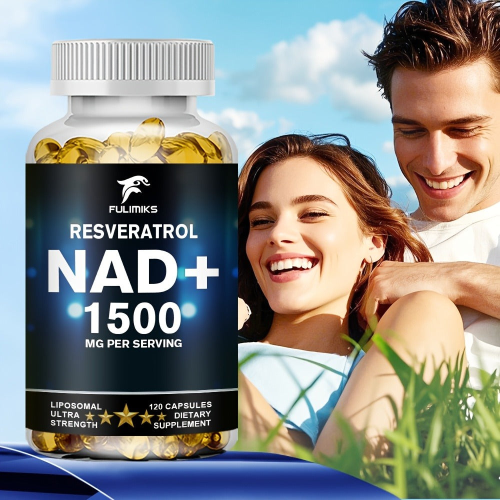 NAD+ Supplement Capsules with Resveratrol, Cellular Energy, & Daily Vitality Support for Women & Men — image 5