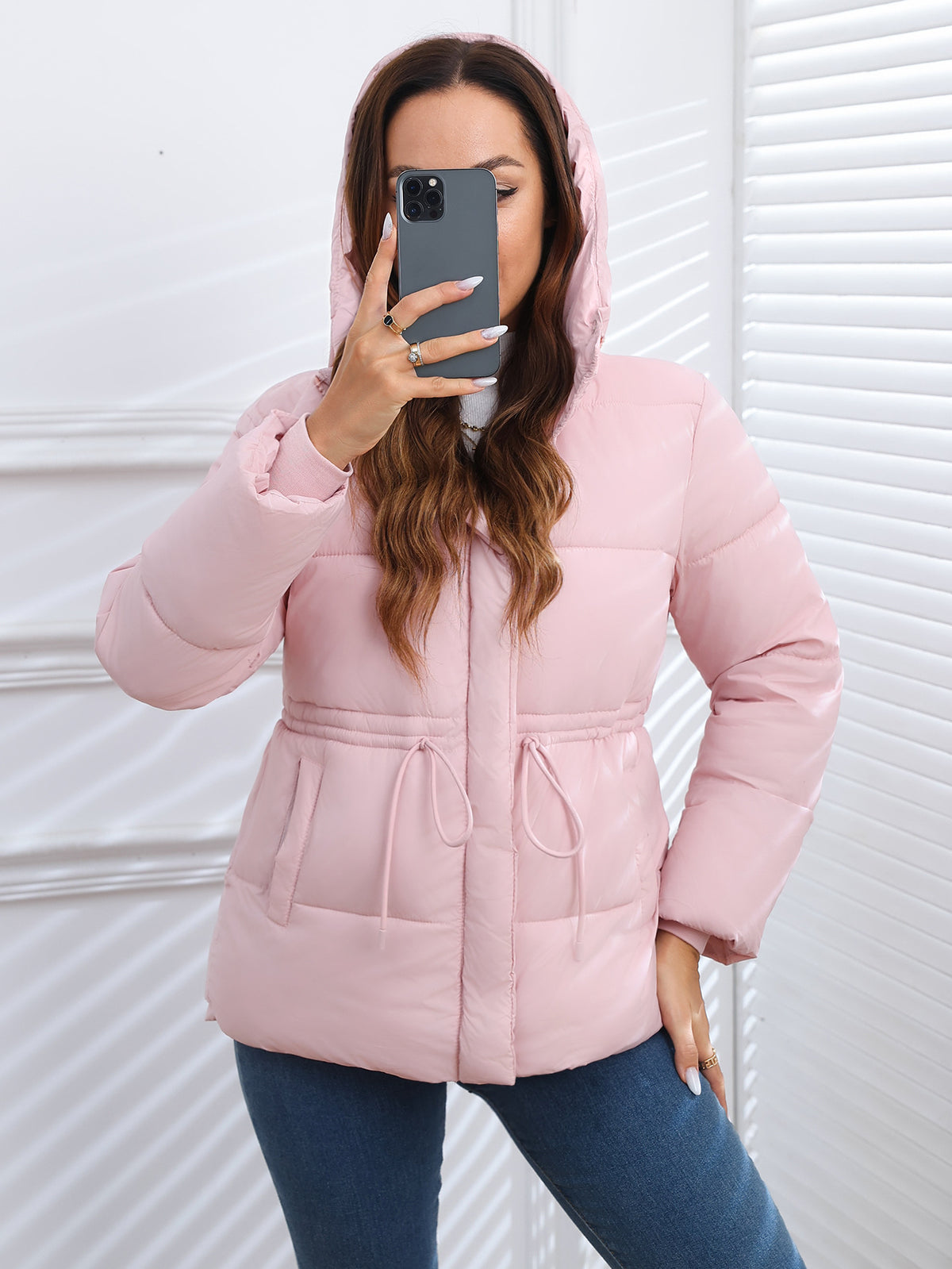 Women Puffer Coat Cotton-padded Jacket Cotton-padded