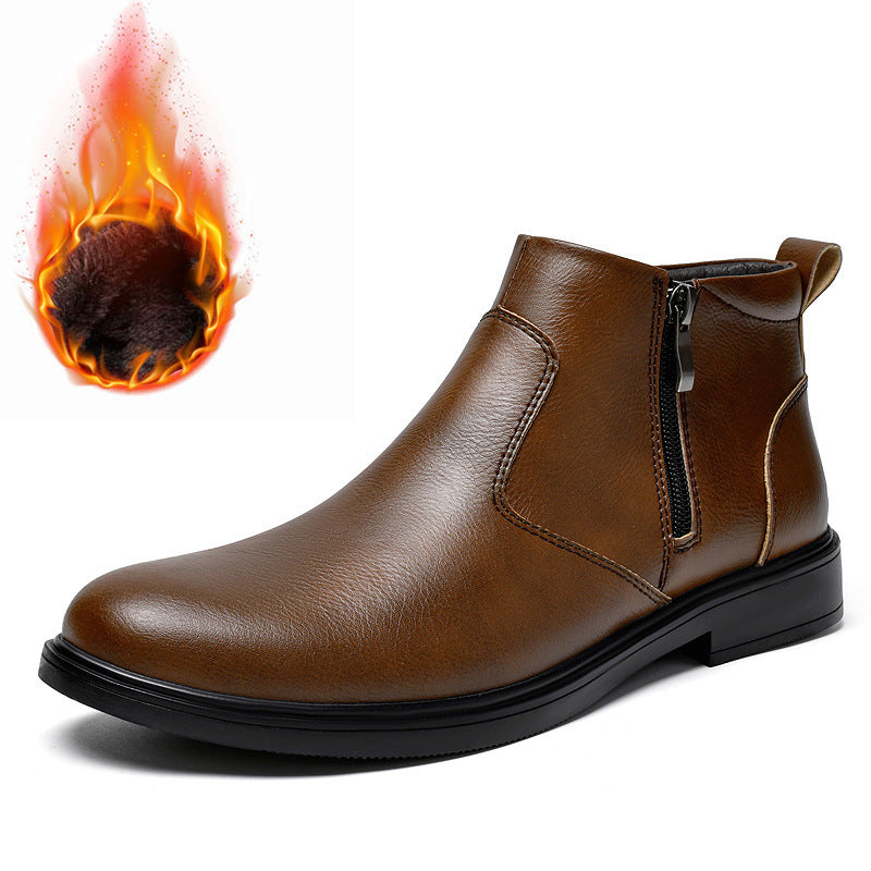 Men's Cowhide Leather Martin Boots