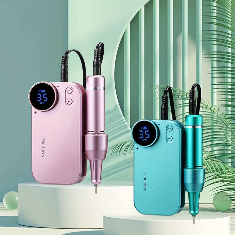 Electric Nail Polisher & Buffer Rechargeable High Power, Professional Manicure Pedicure Machine for Nail — image 1