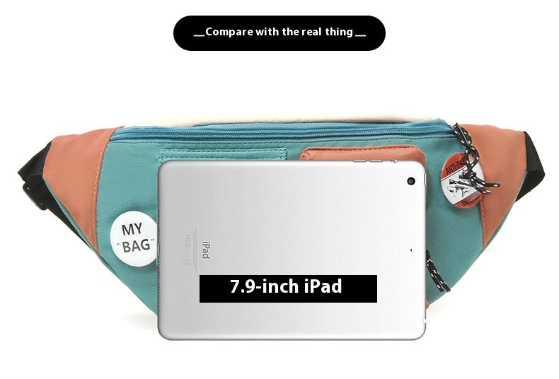 Men's Casual Crossbody Sports Canvas Waist Bag