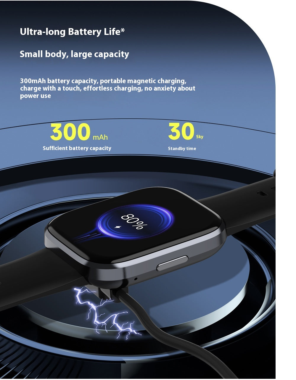 Bluetooth Calling Heart Rate Blood Oxygen Quick Reply Waterproof Sports Watch