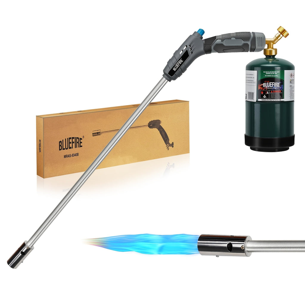 Propane Weed Torch Self Igniting, Garden Ice Melt Fire Starter Burner for Garden, Patio and Yard Use — image 2