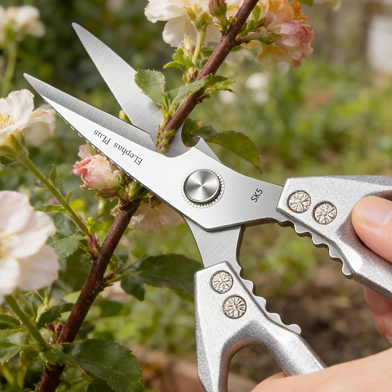Floral and Light Plant-Trimming Scissors, 10.58 Inches with Open-Loop Metal Handles in One- or Two-Piece Options — image 5