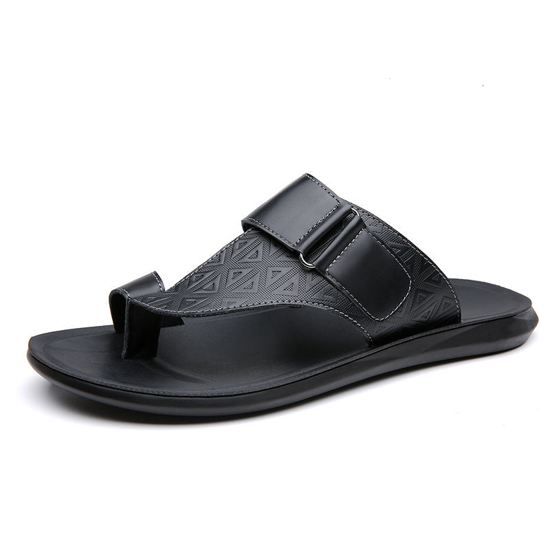 Men's Fashion All-matching Simple Beach Slippers