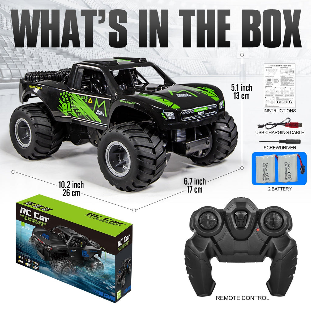RC Monster Truck or Pickup 1:16 Scale in Five Body and Color Styles with 4WD Layout and Two Rechargeable Batteries — image 24