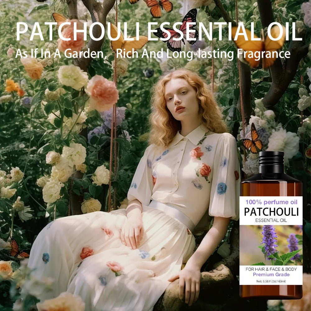 Essential Oil for Diffuser, Patchouli Earthy Woody Aroma in 52ml Bottle for Diluted Topical, Diffuser and Humidifier Use — im