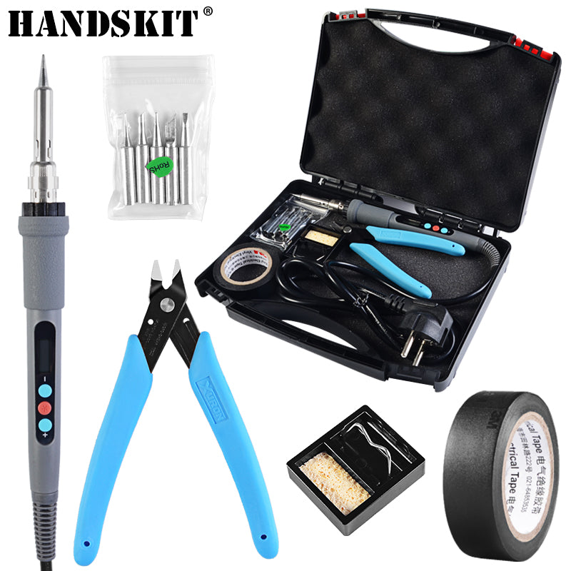 Digital Display Electric Soldering Iron High-power Precision Temperature Control Engraving Iron Set