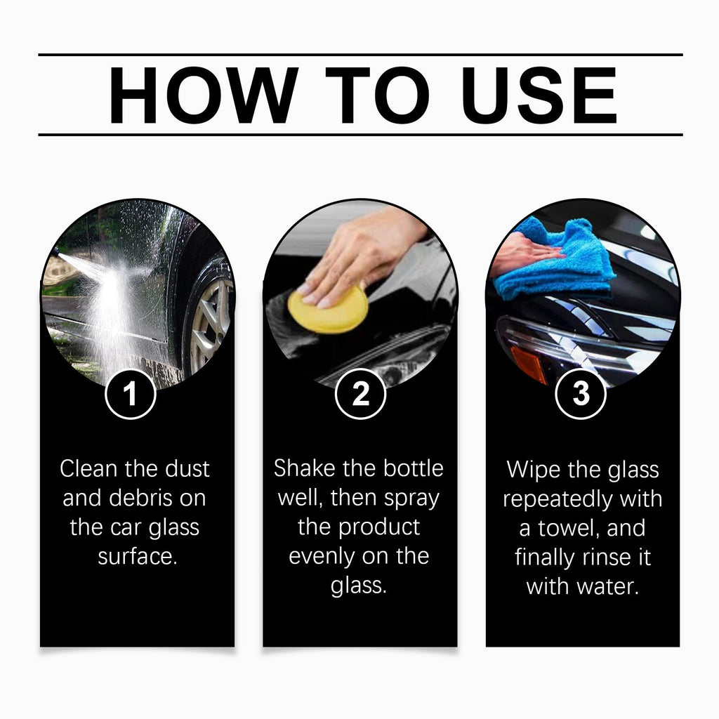 Multifunctional Glass Oil Film Foam Remover Removes Oil Film Glass Water From Front Windshield Cars
