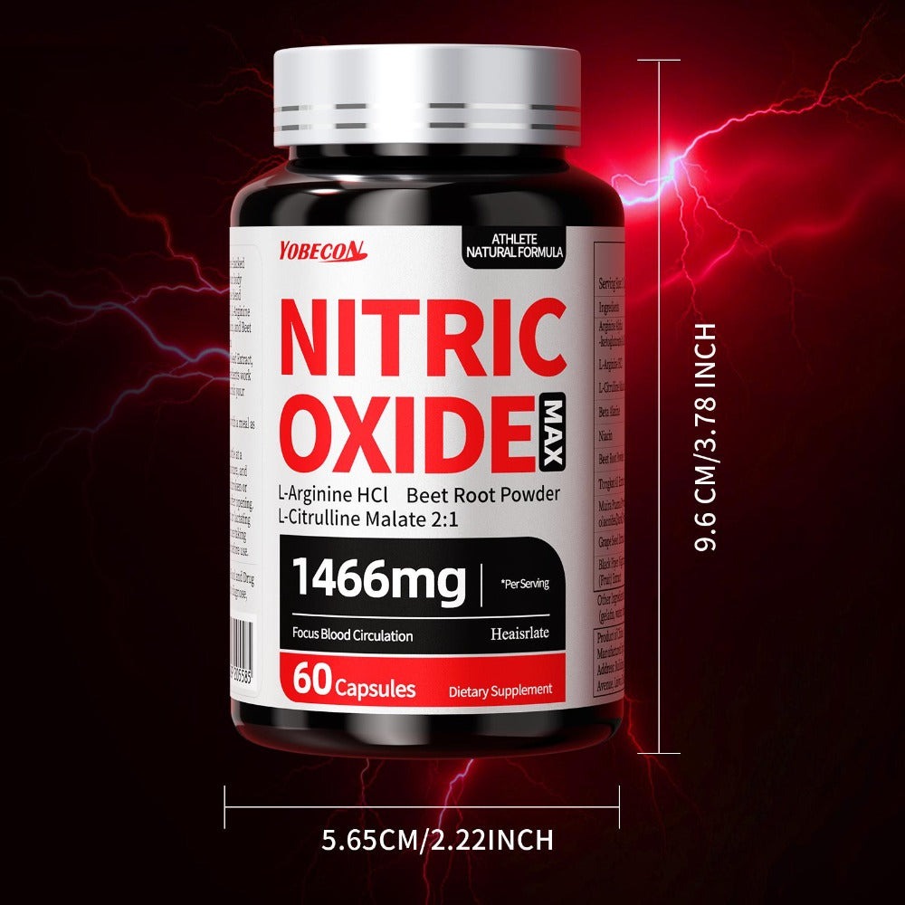 Nitric Oxide Supplement 10-in-1 with L-Arginine, L-Citrulline, AAKG & Beetroot - Blood Flow — image 10