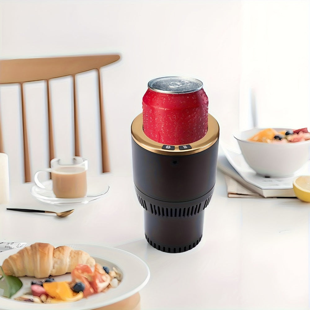 Car Cup Warmer & Cooler 2-in-1 – 12V Electric Heated & Cooled Beverage Holder for Car, Heats to 140°F Cools to 21°F — image 1