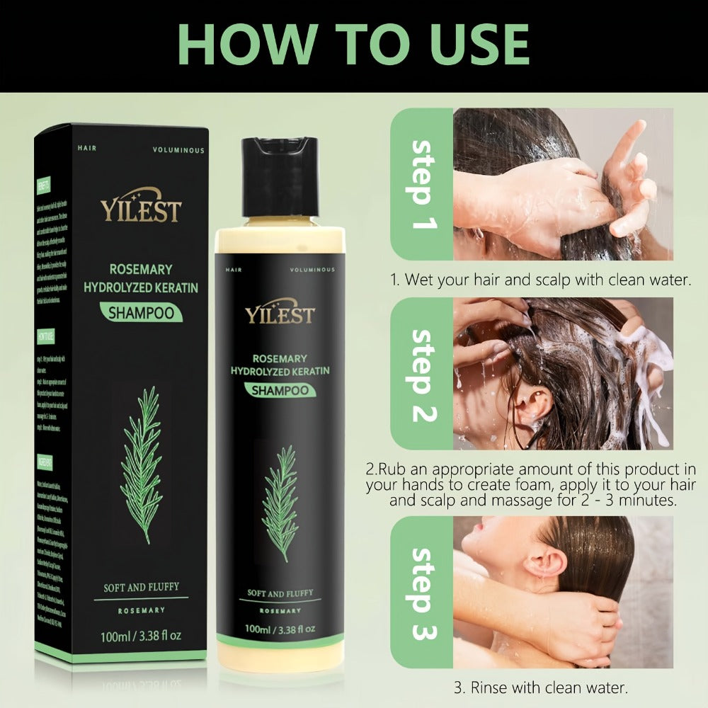 Rosemary Shampoo for Hair Growth & Volume – Enriched with Rosemary Extract, Amino Acids & Plant Squalane | Strengthening — im